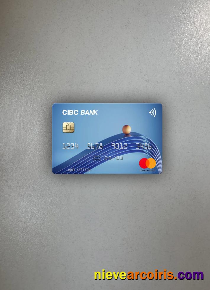 USA CIBC Bank mastercard photolook